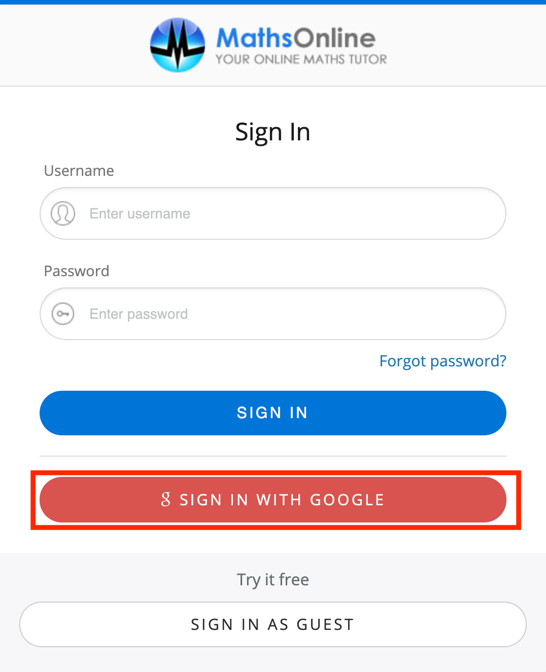 Sign In with Google